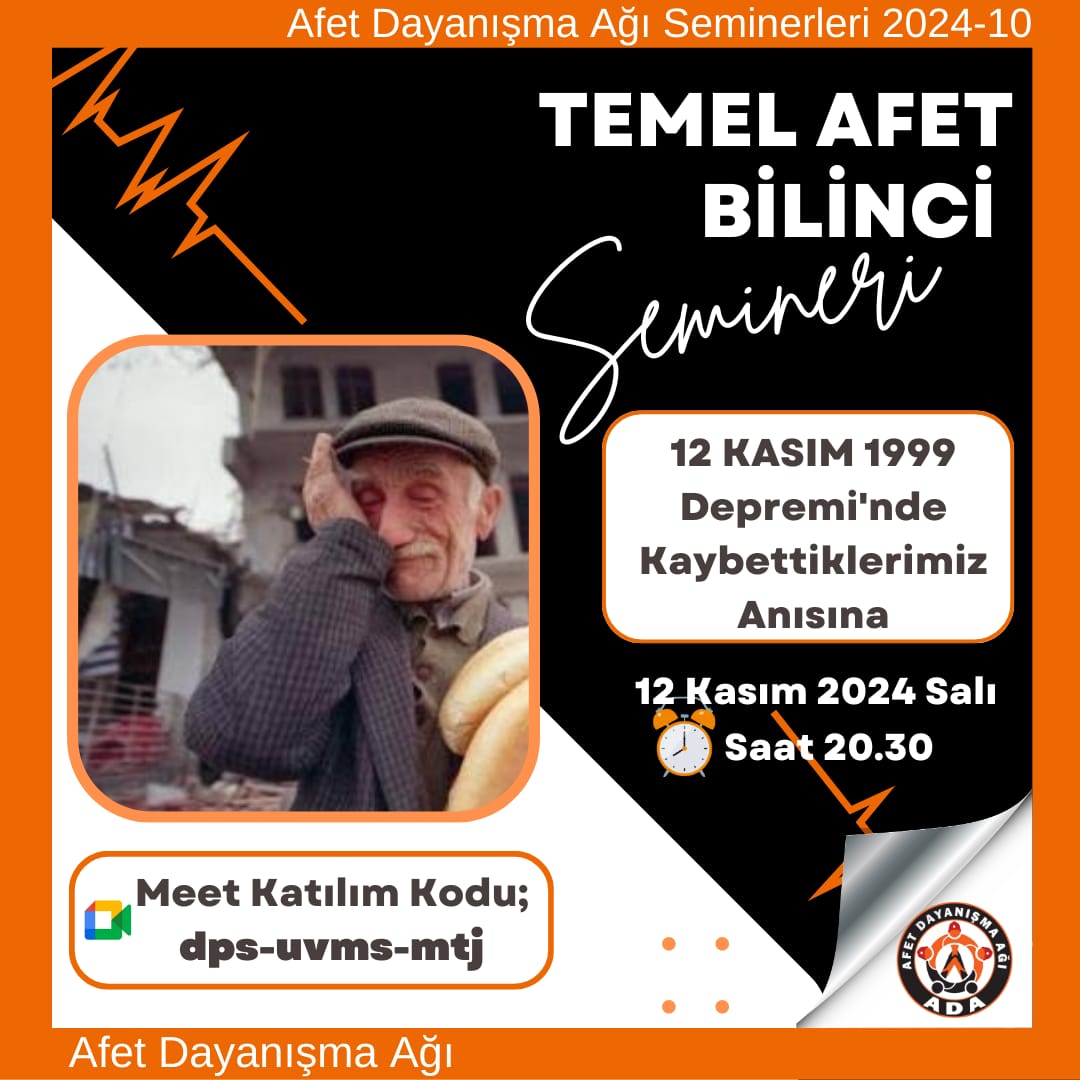 TEMEL AFET BİLİNCİ SEMİNERİ